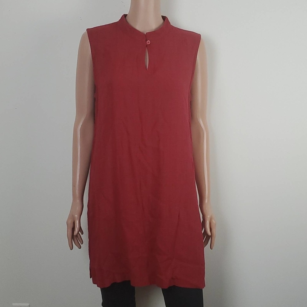 Eileen Fisher Red Dress Size M